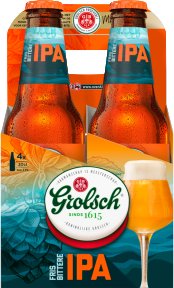 Grolsch IPA 4pack met flesjes van 30cl Grolsch IPA 4pack met flesjes van 30cl